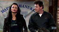 Sofia Vergara & Donal Logue in The Knights of Prosperity