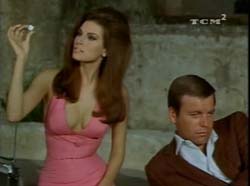 Robert Wagner and Raquel welch in The Biggest Bundle Of Them All (1968) 