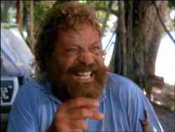 Oliver Reed in Castaway - 1986