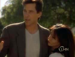 Tim Matheson and Shannen Doherty in Sleeping With The Devil 