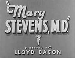 Mary Stevens, M.D. (1933) 
