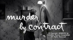 Murder By Contract - 1958