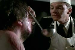 Malcolm McDowell - Nazi chef