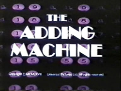 The Adding Machine - 1969
