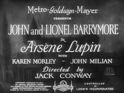 Ars&egrave;ne Lupin (1932)