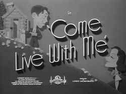 Come Live With Me - 1941