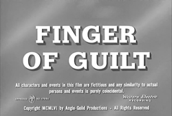 Finger Of Guilt (1956) 