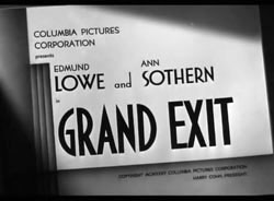 Grand Exit (1935)