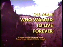 The Man Who Wanted To Live Forever - 1970