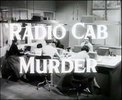 Radio Cab Murder - 1954