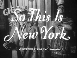 So This Is New York (1948)