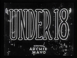 Under 18 (1931)