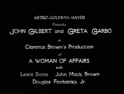 A Woman Of Affairs - 1928